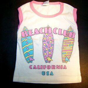 Pink Joggles Sweat Pants and Cute Sleeveless American Fashions Tank Top Size 2T